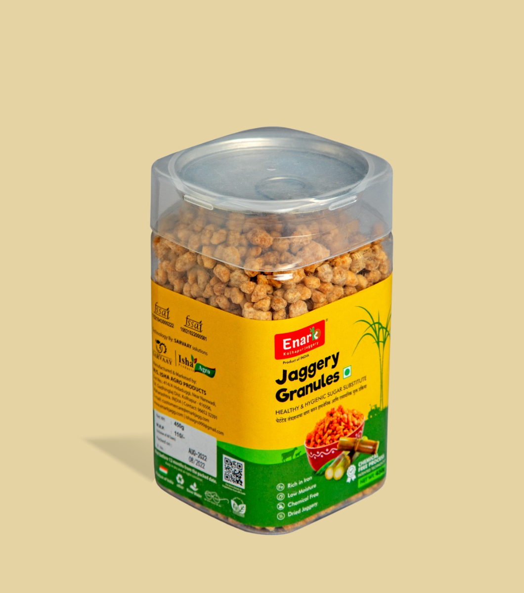 Jaggery Granules Jar.